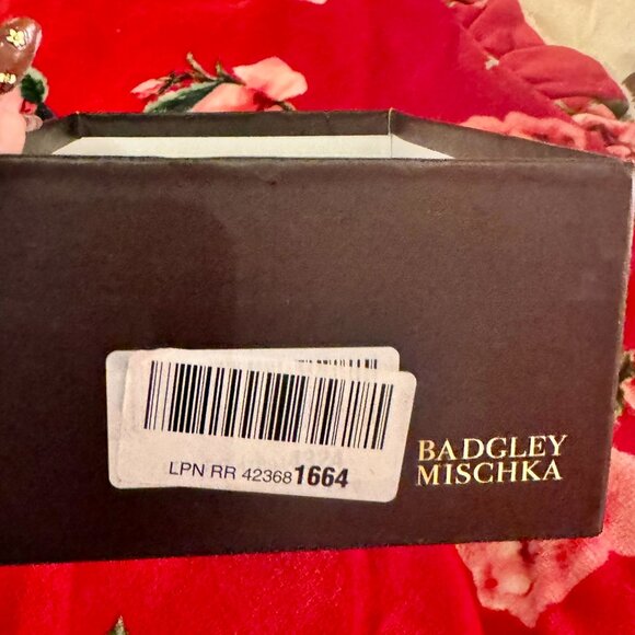 Badgley Mischka Sabine Light Pink Satin Crystal Bridal Wedding Heels Size 11 - Picture 9 of 16